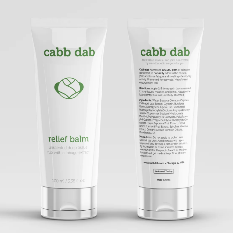 Cooling Relief Balm with Cabbage Leaf Extract - Image 2